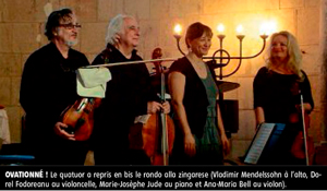 Trio Arthemus en concert à Chateloy